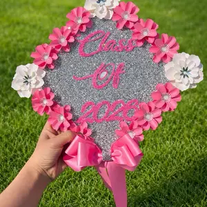 Graduation cap topper