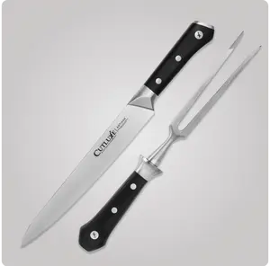 Turkey Carving Knife Set 2-Piece | Carving Knife and Carving Fork