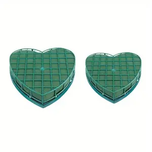 New Heart-Shaped Flower Foam for Fresh Flowers, Absorbent Floral Arrangement Sponge, Moisture Retention Wedding Decor, 1pc Flower Packaging