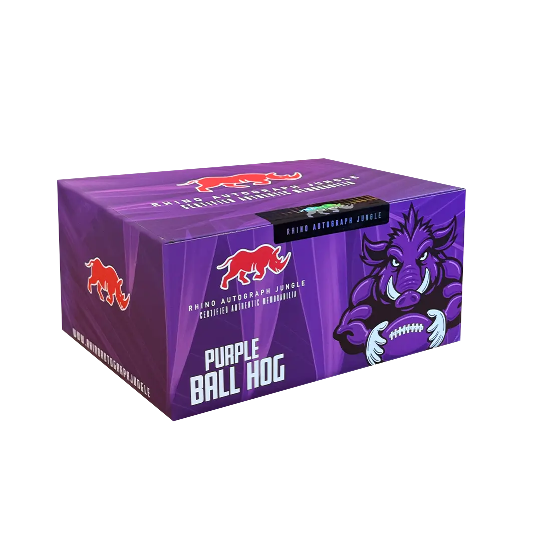 Rhino Autograph Jungle Purple Ball Hog Box Rhino Autograph Jungle Purple Ball Hog Box