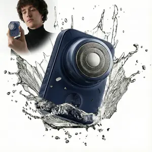 2026 New Men’s DSLR-Style Shaver DF-31 - 7000 RPM Motor, Dual-Ring 15-Blade Head, IPX7 Waterproof, USB Rechargeable, Stainless Steel, Valentine's Day Gift