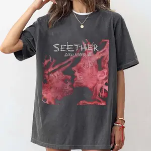 Seether Broken Vintage Inspired Concert Style T-Shirt