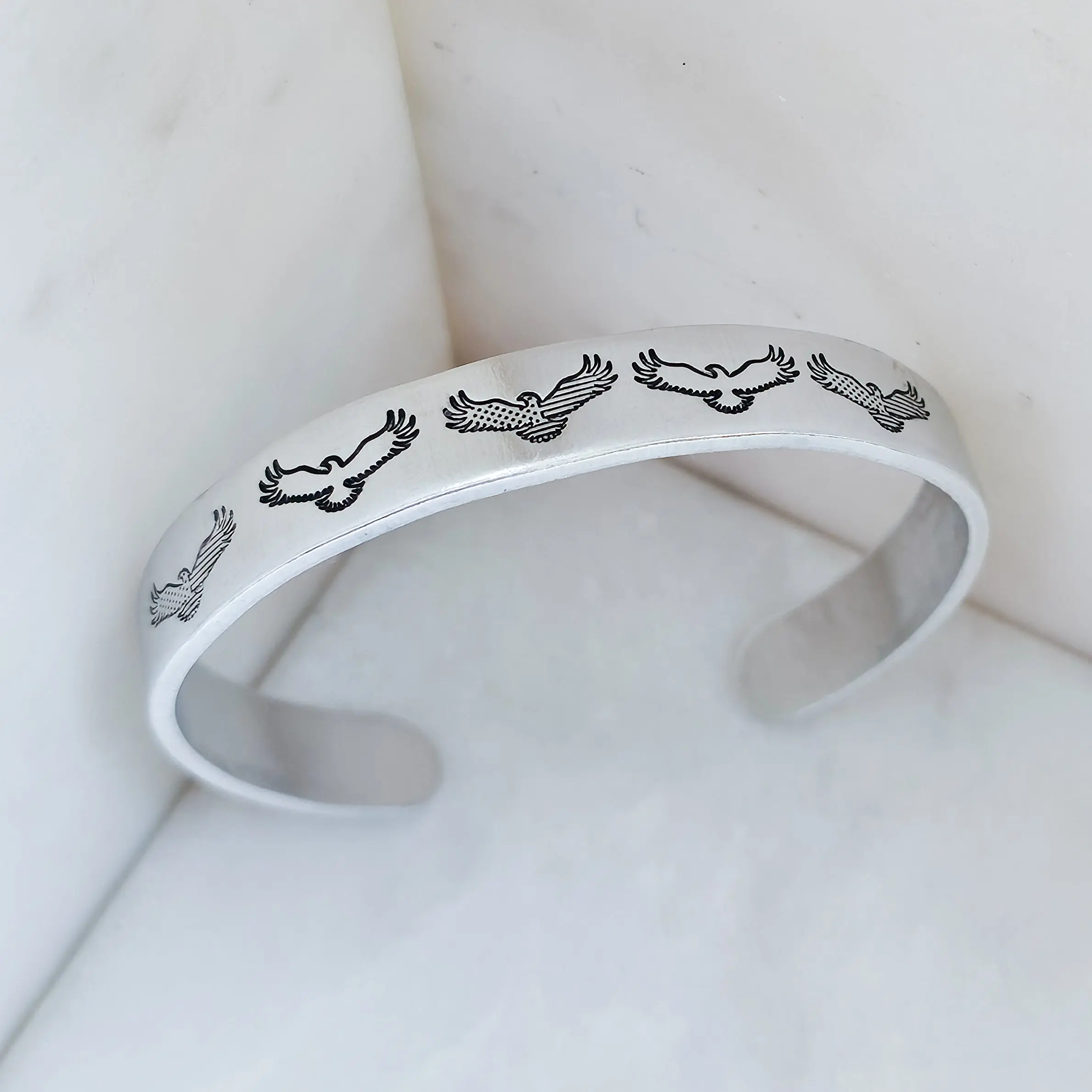 Patriotic Eagles || Cuff Bracelet