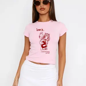 Emergency Intercom Love Is Baby Tee Style Shirt, Women's Baby Tee Style, Viral Shirt for Her 2