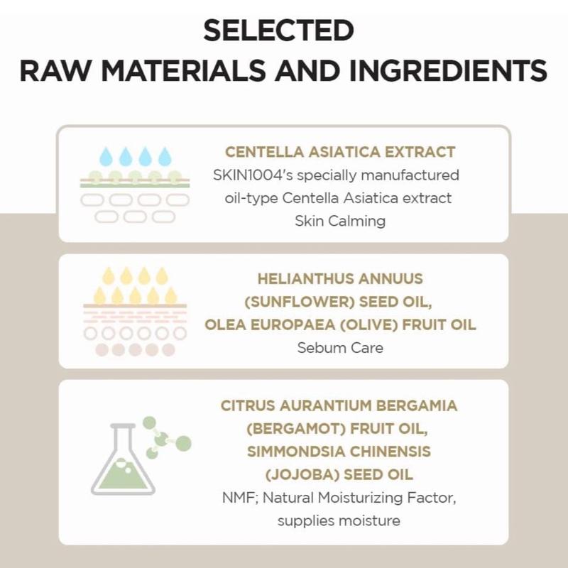 SKIN1004 Madagascar Centella Light Cleansing Oil 6.76 fl.oz, 200ml | Gentle Oil Cleanser for Face, Korean Facial Cleanser, Double Cleansing Makeup Remover Makeup Cosmetic