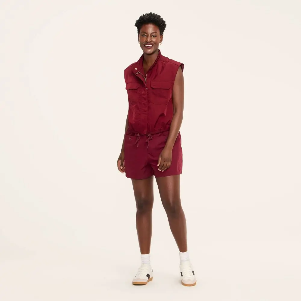 Women's High-Rise Woven Tech Cargo Shorts - Woolrich