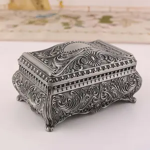 💫Hot-Selling Vintage Jewelry Box | European Metal Trinket Storage Perfect Valentine's Day Gift Durable Storage Organizer