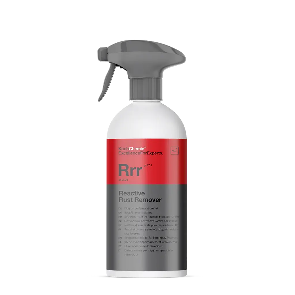 Koch Chemie Reactive Rust Remover | Rapid Metal Particle Dissolution for Safer Decontamination | Visual Indicator Guides Coverage | Suitable on Paint Rims and Exterior Glass When Used as Directed