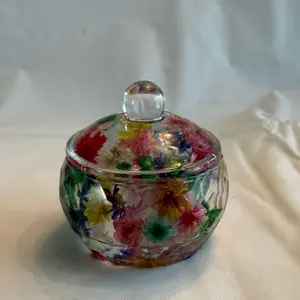 Ring Jars - Multi Colored Tiny Resin Jars