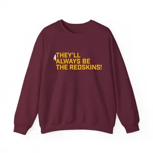 Washington Redskins HTTR Sweatshirt, Vintage Football Graphic Sweater, Unisex Cotton Streetwear Tops, Retro Sports Fan Pullover, Men's Sweatshirts