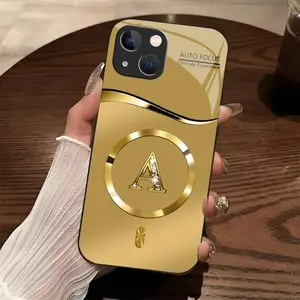 Suitable for [iPhone 14 Plus] high-end MagSafe phone case，Features a magnetic attachment function，Each of the 26 letters has its own unique characteristics, so you can choose one. YM99