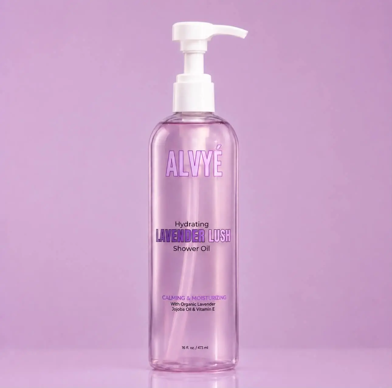 ALVYE Hydrating Lavender Lush Shower Oil - Moisturizing Shower Oil
