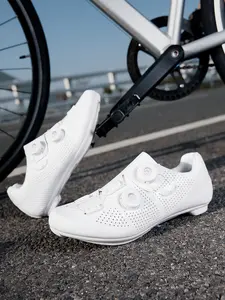 Unisex Cycling Shoes, Quick-Release Buckles, Breathable Pores, Ideal for Commuting, Daily Exercise, Outdoor Road Biking