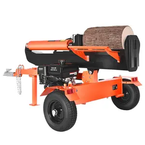 Summervibes VEVOR 30 Tons Log Splitter, 306CC Engine, Powered Wood Splitter with 2 Ball Coupler, Auto Return, Vertical Horizontal Mode, Firewood Splitting Wedge Machine for Forestry Harvest