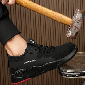 Men's Construction Safety Shoes Anti-Smashing Anti-Piercing Work Shoes