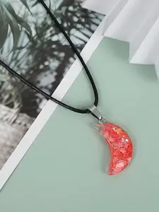 20pcs Resin Moon Pendant Set, DIY Necklace Jewelry Making, Wedding Carnival Decor, Perfect Gift, 10 Pendants + 10 Chains