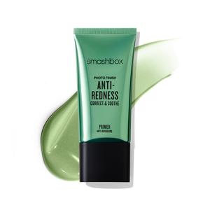 Smashbox Photo Finish Anti-Redness Correct & Soothe Face Primer - Green Tone Neutral Redness Corrector, Lightweight, Smooth, Calming, Strengthens Skin with Hyaluronic Acid & Pigment-Balancing Skin-Caring Ingredients, Single Item