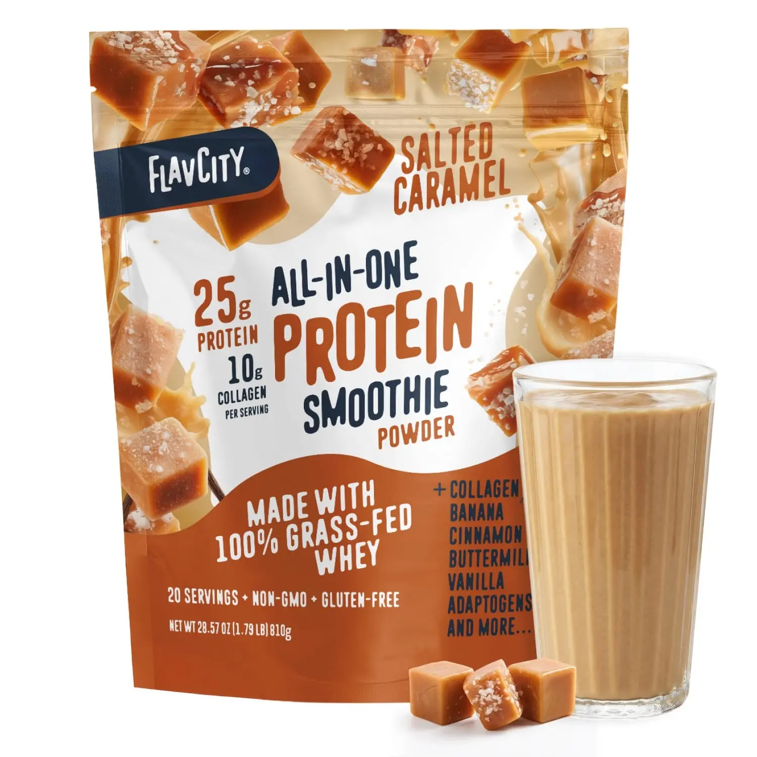Salted Caramel Protein Smoothie Salted Caramel Protein Smoothie