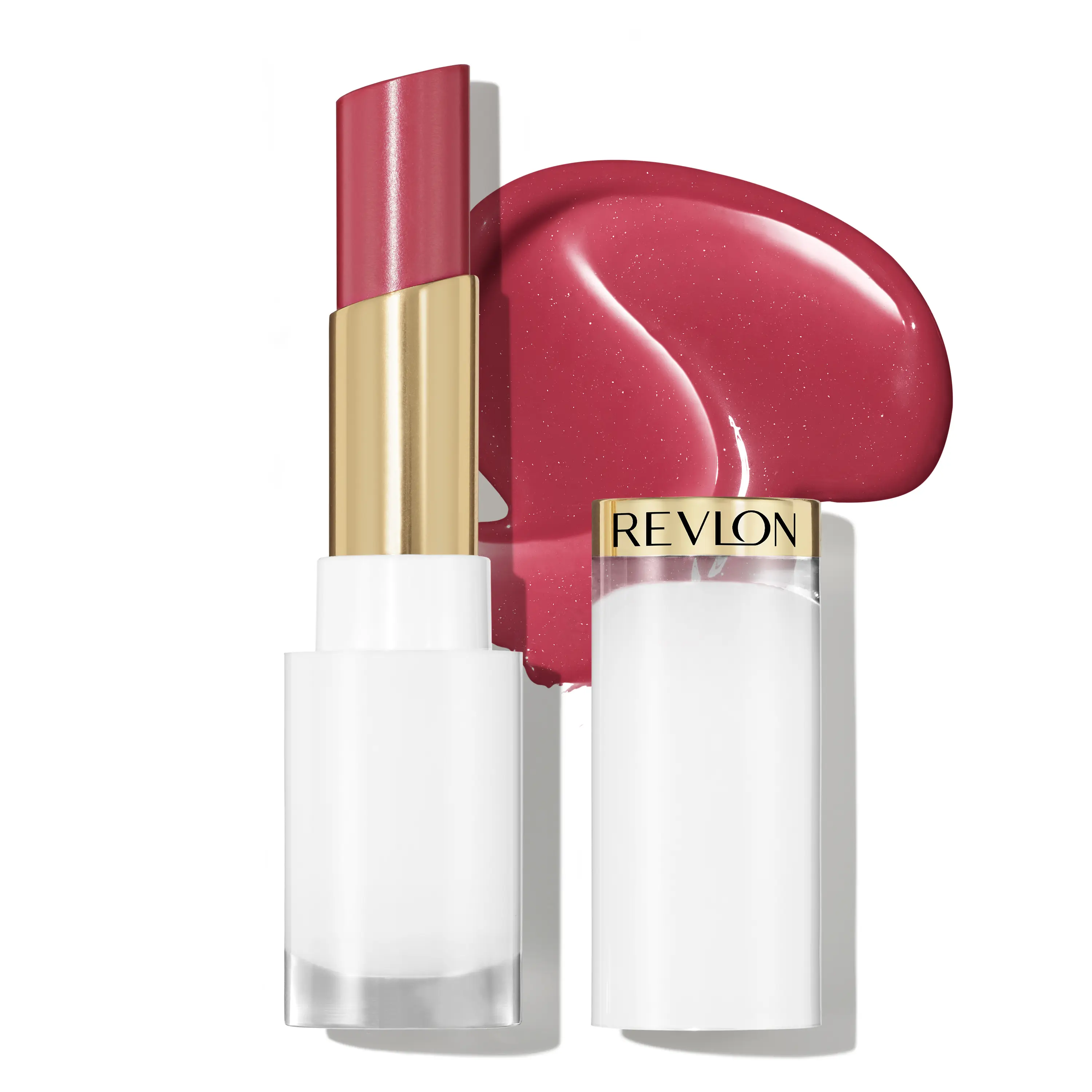 Revlon Super Lustrous Glass Shine Balm Gloss Lipgloss, Moisturizing & Shiny Lip Care Makeup, Comfortable Non-Sticky Formula