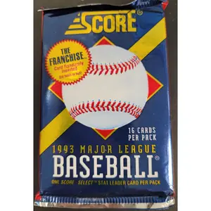 1993 Score MLB Baseball Pack