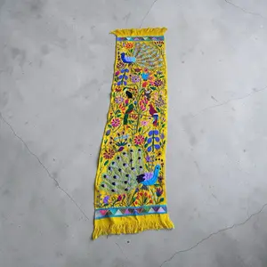 Hand embroidery Table Runner 5ft x 16”