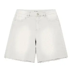 Cosmo Denim Jorts - Cream