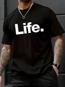 100% Cotton Unisex The Word Life | Creative Life Graphic Tee Costume Idea T-Shirt – Choose Love Not Fear T-Shirt – Short Sleeve, Unisex Tee