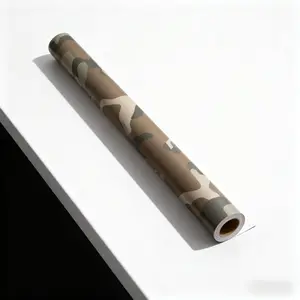 Camo Wrap for Car Body & Interior - Multi-Color Camouflage Vinyl - Easy DIY in 2 Sizes - PVC Material - Car Wrap Film
