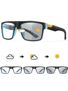 Photochromic Cycling Sunglasses, Biking Sunglasses, Outdoor Sports Sunglasses, Sports Eyewear for Men & Women, Ideal for Outdoor Sports, Driving, Fishing, Cycling, Running, Mountain Bike Glasses