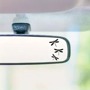 2SET Trendy Nature Healing Choice" Nature Dragonfly Group Car Sticker for Car Body, Motorcycle, Notebook, Add Nature Agile Style Logo to Your Items, A Personalized Item at the Forefront of Nature Healing Style Decoration Fashion, Rear Side Decal