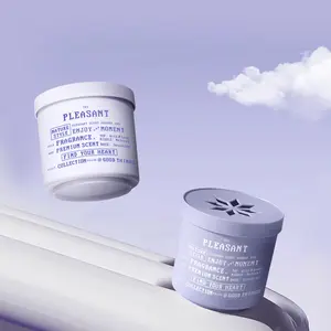 Gourmand Fragrance Purple Floral Fruity Scented Solid Perfume Long Lasting Air Freshener for Bathroom with Diffuser Function