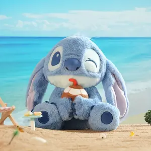 MINISO Disney Stitch Coconut Series Plush Dolls – Exquisitely crafted with a coconut-themed design, ultra-soft to the touch. Ideal for collection, home décor and gifting as adorable room ornaments.