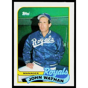John Wathan 1989 Topps #374 Kansas City Royals