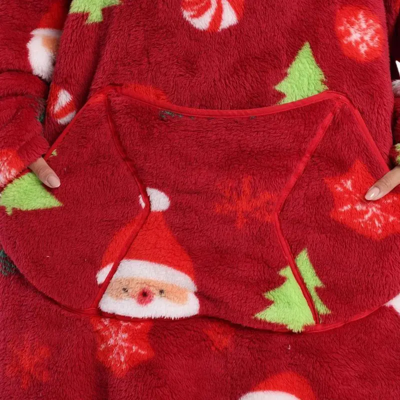 ChristmasThemedWearableBlanketHoodie,SoftWarmWearableBlanketHoodie,WarmHoodieBlanket,ComfySweatshirtBlanketwithPocketforAdultWomen&Men ChristmasThemedWearableBlanketHoodie,SoftWarmWearableBlanketHoodie,WarmHoodieBlanket,ComfySweatshirtBlanketwithPocketforAdultWomen&Men