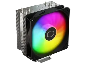 Cooler Master Hyper 212 Spectrum V3 CPU Air Cooler, ARGB Sync, 120mm PWM Fan, 4 Copper Direct Contact Heat Pipes, 152mm Tall, Brackets AMD Ryzen AM5/AM4, Intel LGA 1851/1700/1200 (RR-S4NA-17PA-R1)