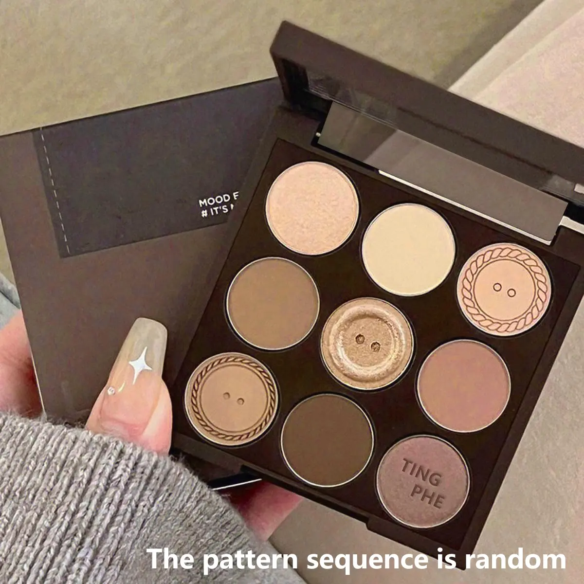 Earth Tone Eyeshadow Palette for Beginners, Low Saturation Matte Finish, Long-Lasting Shades, Daily Makeup Essential