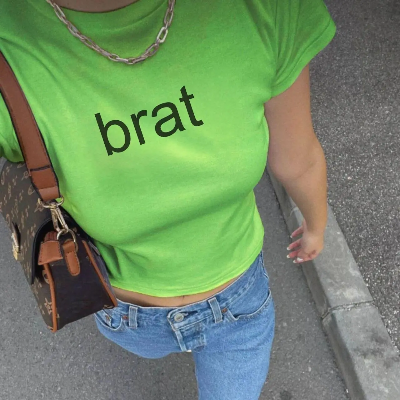 Brat Baby Tee, Y2K Baby Tee, Brat Shirt, Brat Tee, Unhinged Baby Tee  Y2K Clothing, Y2K Style, Brat Tshirt