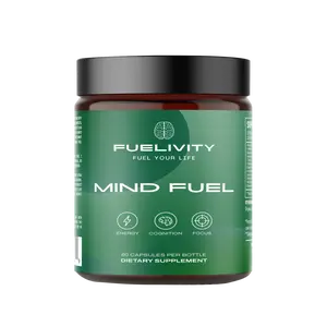 'Mind Fuel' Mushroom Powder Focus Blend Supplement Dietary Natural Brain Optimum Healthcare