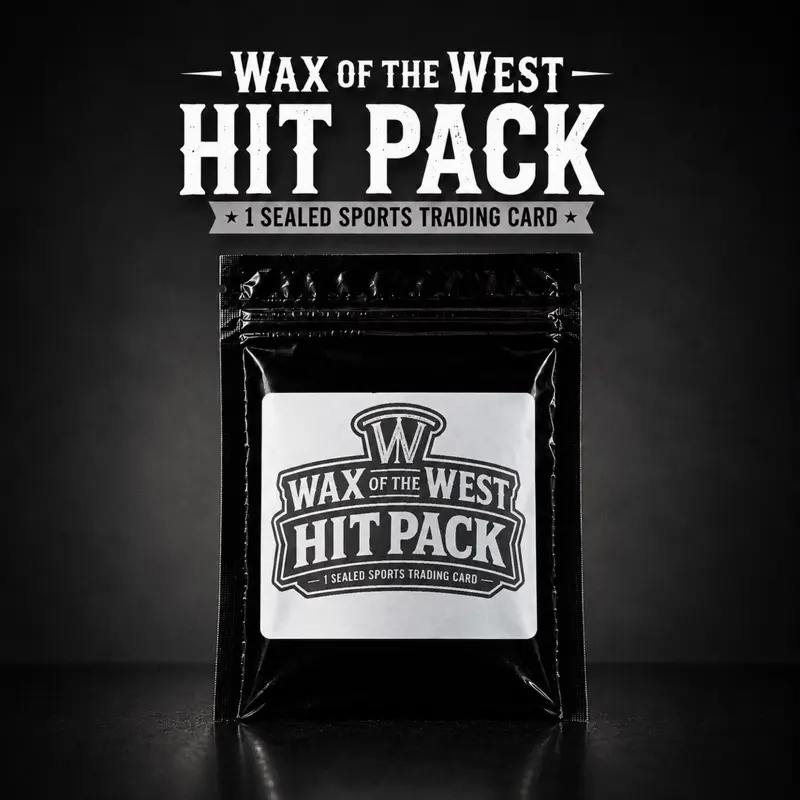Wax Of The West Hit Pack - Collectible Sports Card, Sealed Plastic Single Sports Trading Card, Single Card