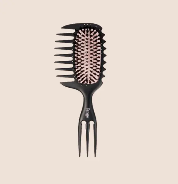 L'ANGE HAIR - TriWave Curl Brush, 3-in-1 Volumizing Curl Brush, All Hair Types, Boar Bristles, Detangler Brush, Curling Brush