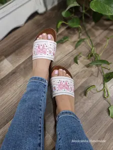 Coquette mexican sandal|| ||huarache mexicano||women's sandals||huarache artesanal||open toe sandals||WIDE FEET FRIENDLY