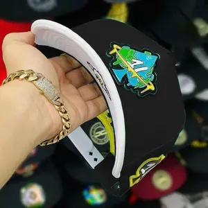 Sleek Urban ONE Snapback Hat - Unisex Adjustable Flat Brim Cap with Durable Lightweight Design, Perfect for Hip-Hop Style & Everyday Casual Wear