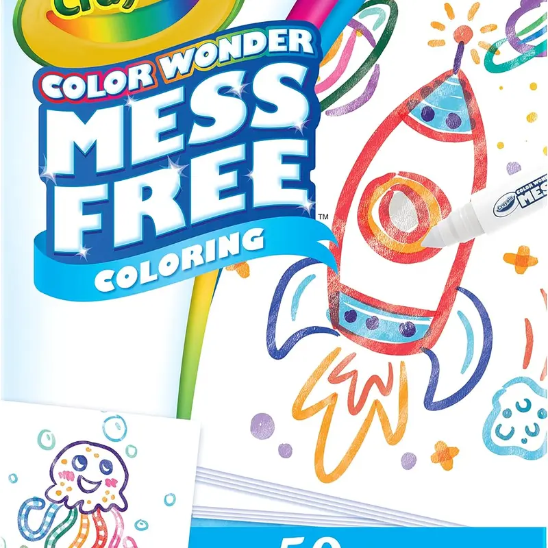 Crayola Color Wonder Mess Free Coloring Pages (50ct) - TikTok Shop