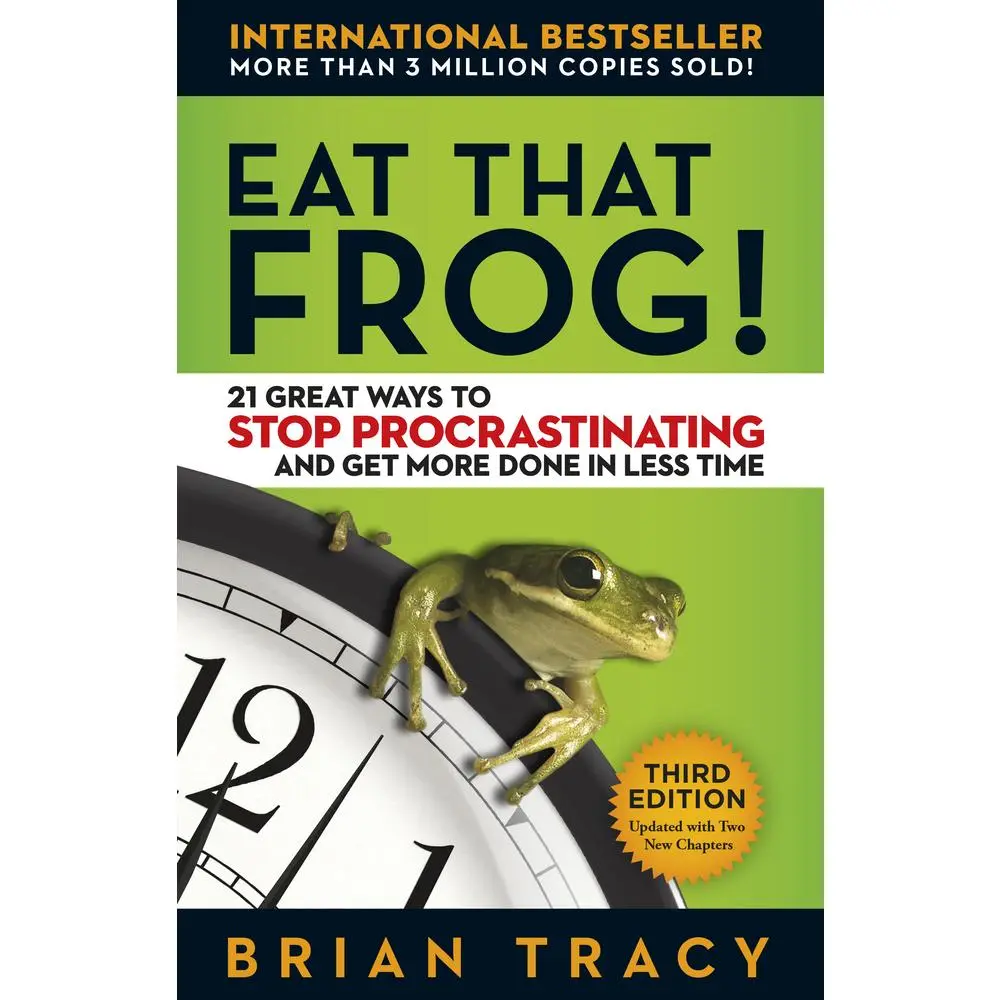 USED Book - Eat That Frog!: 21 Great Ways to Stop Procrastinating and Get More Done in Less Time by Tracy, Brian (Paperback) - english