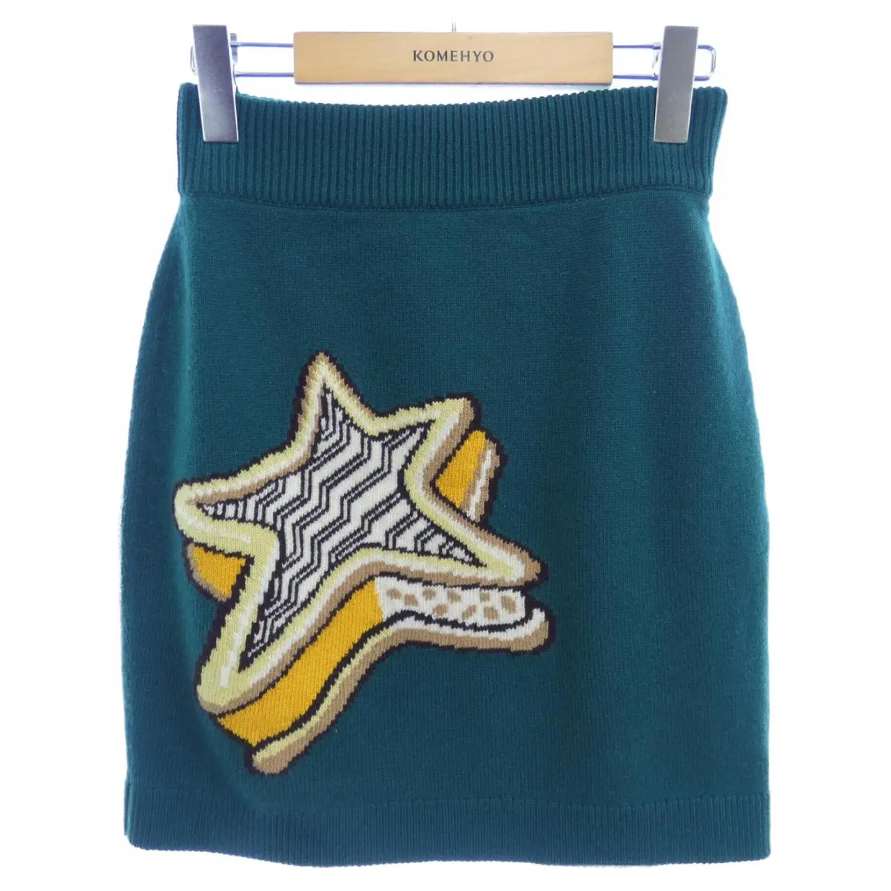 Pre-owned HERMÈS Cashmere Small Leather Goods Hermes FUNNY ICE CREAM Skirt