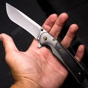 8" Drop Point Pocket Knife for Men Sharp Edge Folding Knife for Outdoor Camping Hunting Gear Survival Tool Outdoors Man Accessories Every Day Carry