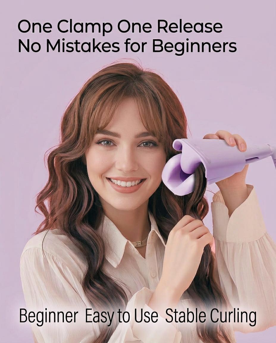 3-Barrel Deep V Wave Curling Iron American Latin Wave Hairstyle  2026 New Upgrade Adjustable Temperatures Fast Heating Silicone Cover  HairTutorial