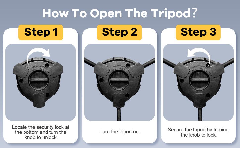 BIAT Camping Light 1PCS, Camping Lantern Rechargeable, Led Work Light with Stand Battery Powered 10800mah, Portable Camping Lamp and Flashlight, Camping Lights for Hiking, Camping, Fishing
