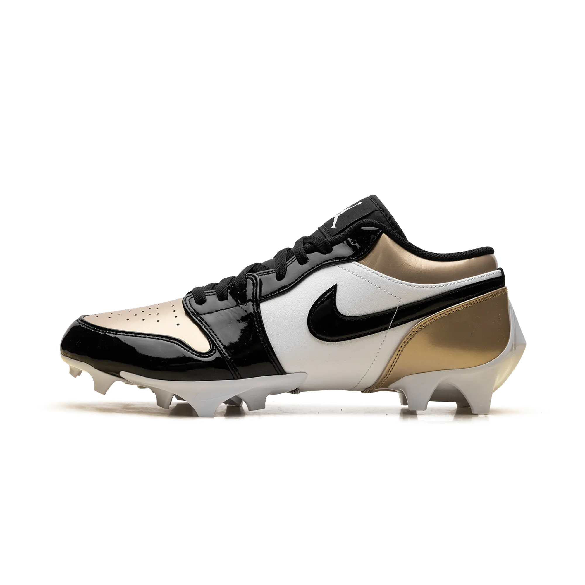 Jordan 1 Low TD Cleat "Patent Gold Toe" FJ6245 701