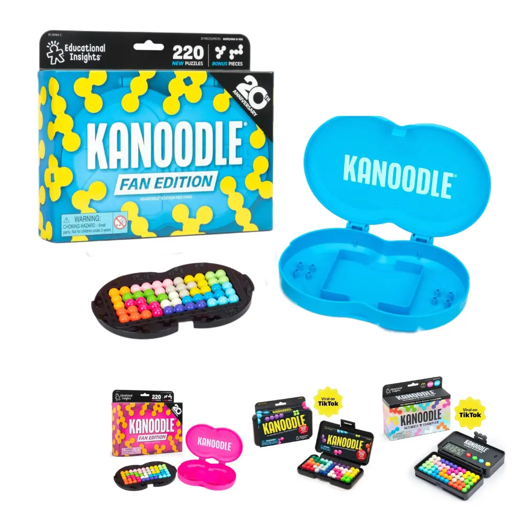 Educational Insights Kanoodle Puzzle Game, party game, Logic Game, Brain Teaser, Travel Game, Collectible, Critical Thinking Skills